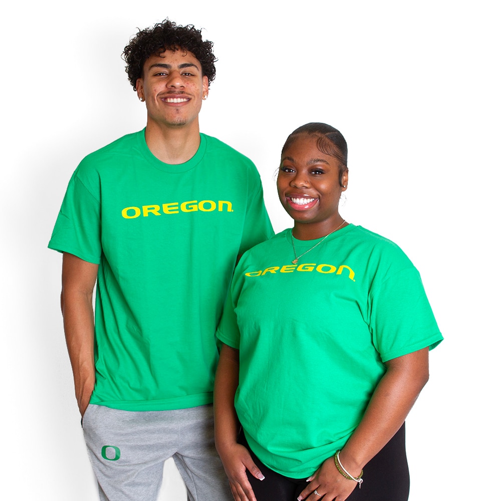 Oregon, McKenzie SewOn, Green, Crew Neck, Cotton, Men, Unisex, Short sleeve, T-Shirt, 502152